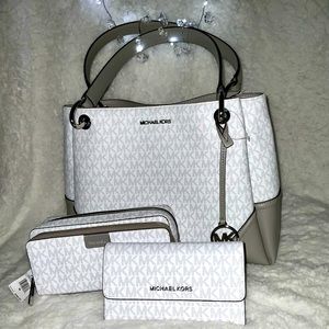 Jet set shoulder bag & walllet & makeup travel NWT